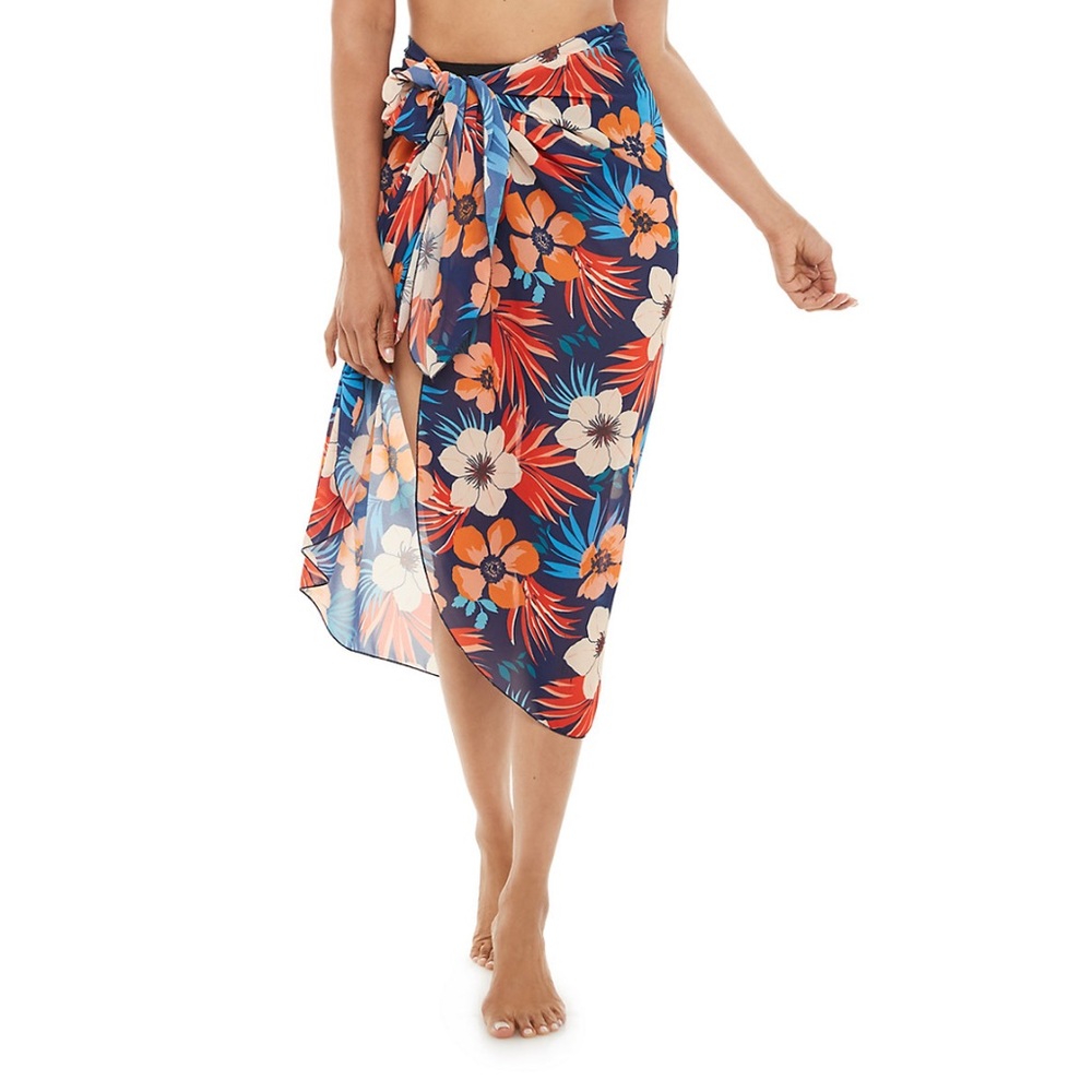 Sheer Sarong Swim Cover-up